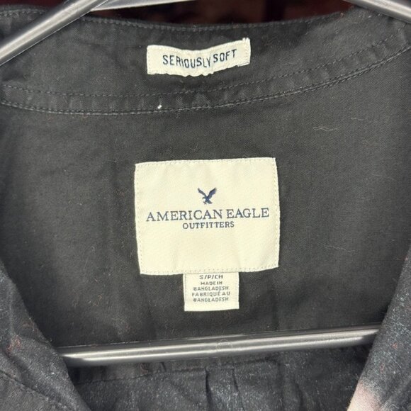 Men’s Black & White Tie Dye Button Up Shirt - Picture 3 of 3